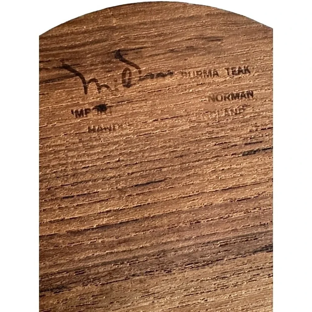Handcrafted Burma Teak Wood Bowl 4